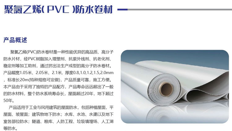 聚氯乙烯(PVC)防水卷材(图1)